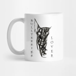 Fractal Bull Terrier Lover Mug